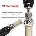 New PPR Pipe Threading and Reaming Tool Kit - Professional Threader for Plumbing, Electric Drill Style Threading Tool for 1/2“(DN15) 3/4“(DN20) PVC Pipe with Reaming Bit Set Great DIY Gift for Men