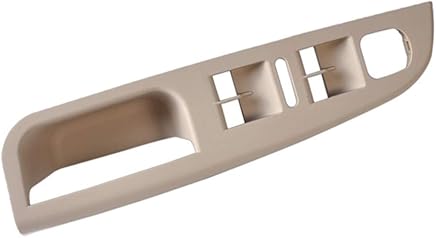 Bomcomi El Interruptor de la Ventana Izquierda de la Cubierta de Cristal del Bisel del Ajuste del reemplazo para 2005-2010 Jetta MK5 1K4868049C