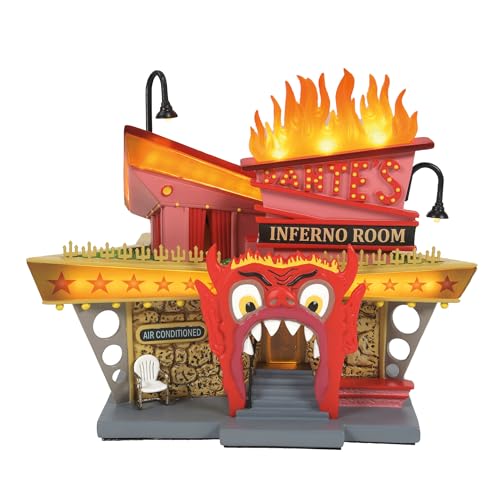 Edificio iluminado de resina coleccionable Department 56 regalo multicolor nostálgico 2