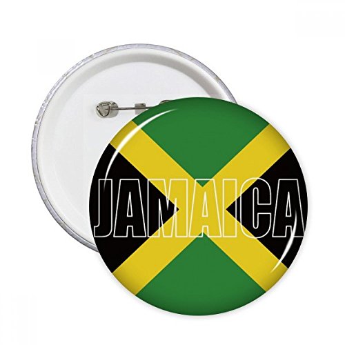 Pins bouton badge Jamaïque XL accessoire décoration vêtements multicolore