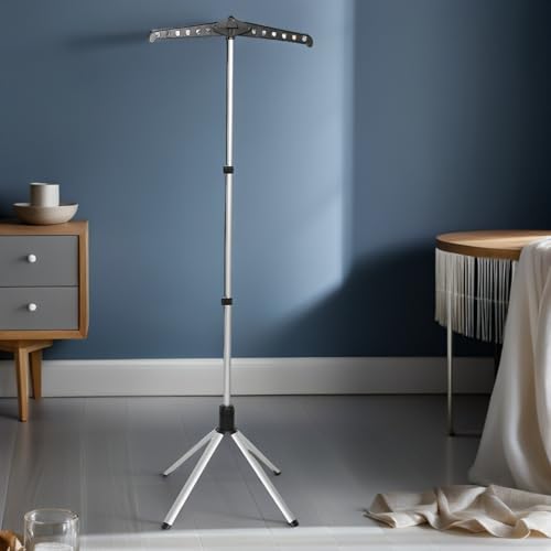Support à vêtements défroissage en aluminium réglable pour séchage à domicile