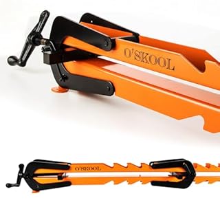 O'SKOOL Pressure Panel Clamps (2-Pack) - 4-Way Pressure Steel Clamps for Cutting Boards, Tabletops, and Cabinet Making - Ideal for Flush Joints & Precision Woodworking Projects, CAV013