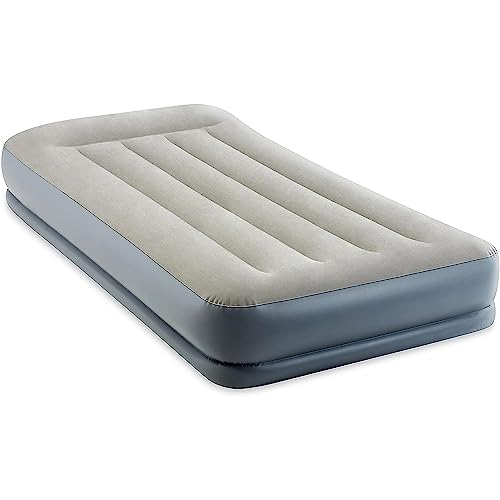 Intex 64116ND Support de Coussin Double avec lit Gonflable en Fibre Tech RP 99 x 191 x 30 cm