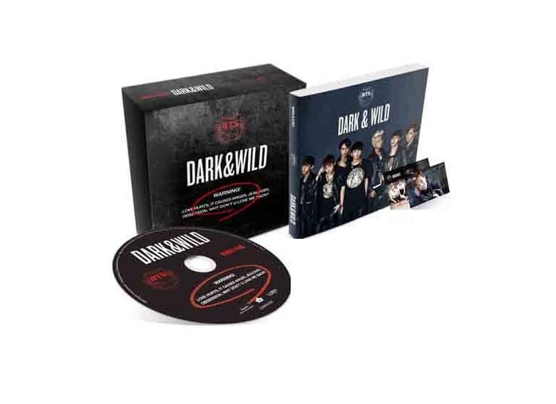 Kpop Merch BTS 1st Album DARK&WILD | Official 1st DARK&WILD Album