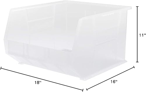 Miniatura 7 de Akro-Mils 30270 AkroBins Contenedores de almacenamiento de plástico (paquete de 3) y separadores de plástico 40270 longitudinales (paquete de 6)