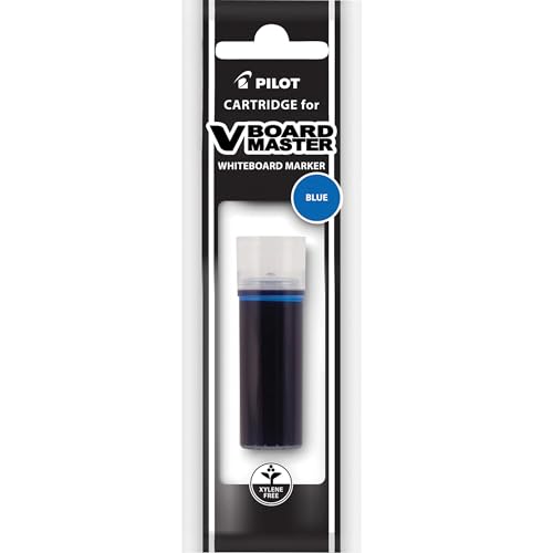 Image of Pilot BeGreen V Board Master Whiteboard Marker Refill Cartridge, Blue (VBMR-BLU)