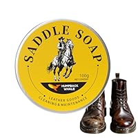 Saddle Soap for Leather Boots - 100g Auto Seat Maintenance Cream | Leather Furniture Cleaner,for Equestrians Car Enthusiasts Furniture Jackets Handbag Homeowners Collectors Saddles Shoes