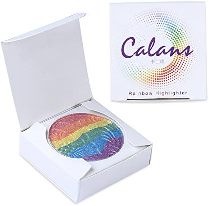 Rainbow Highlighter Blusher Eyeshadow Bronzer Iluminador Contour Shimmer Powder Palette Set