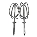 OS-103350 Beaters To Fit Sunbeam Mixmaster Mixers