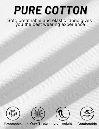 TACVASEN White Tank Tops for Men Moisture Wicking Summer Shirts Workout Gym Casual Athletic Sleeveless T Shirt S - image 7