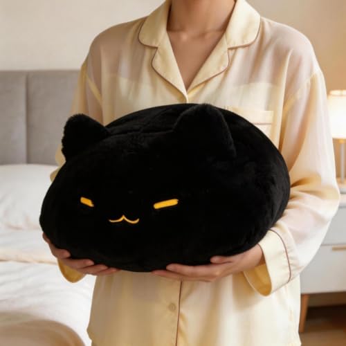 Expression adorable pour ce chat en peluche doux de 40 Cm