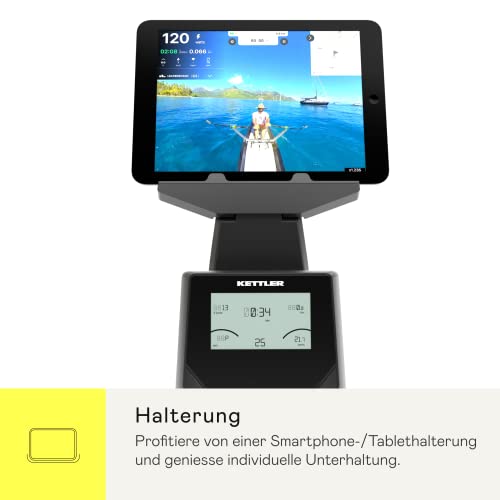 Kettler Rudergerät Rower 2.0 | 4kg Schwungmasse | 8 Widerstandsstufen | mobil Dank Batteriebetrieb | Magnetbremssystem… – Bild 5