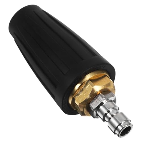 BESTonZON Rotating Nozzle for Pressure Washer High Pressure Car Cleaning Accessory Durable Construction Easy Installation for Thorough Dirt Removal and Plant Watering