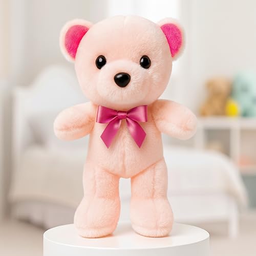 Image of Babique Standing Teddy Bear Stuffed Plush Animal Soft Toys | Teddy Bear | Ideal for Birthdays & Special Occasions Girls /Boys, Baby Kids 23cm
