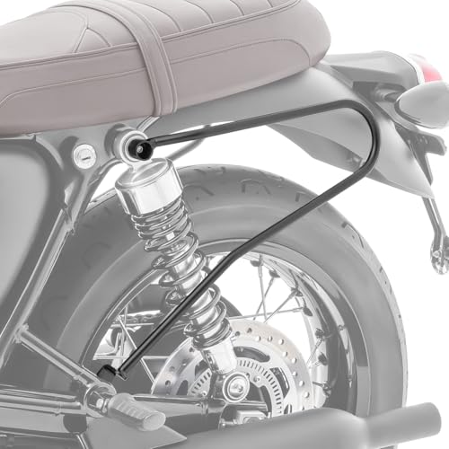 Écarteurs sacoches AH1 Noir : ajustement premium pour Triumph Street Twin