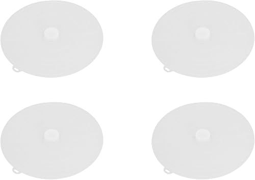 Reusable Silicone Lids Heat Microwave Safe Silicone Covers for Bowls Plates Dishes 23cm 4Pcs Kitchen Essentials