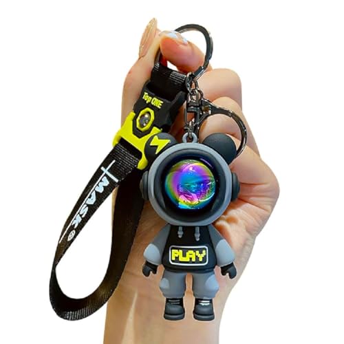 Image of Wanna Party Space Theme Keychain, Cartoon Keychains for Boys Girls, Return Gift Favors, Cute Backpack Key Chain Accessories Wristlet Chain Car Charms