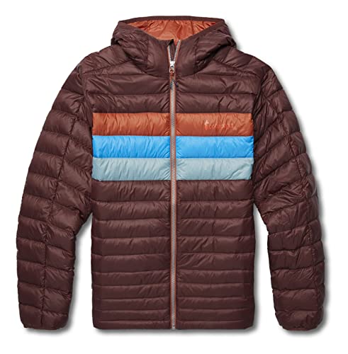 Cotopaxi Fuego Down Hooded Jacket - Men's Chestnut Stripes Small -  FDJ-F22-CHSNTHS-M-S