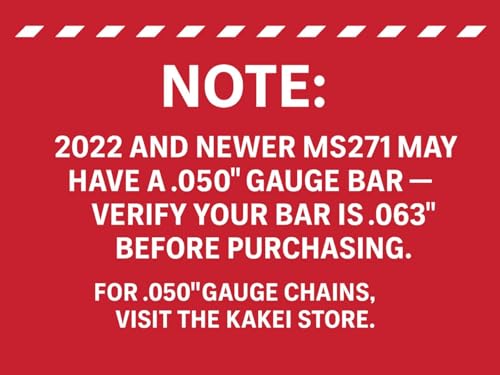 Image of KAKEI Chainsaw Chain 20 Inch .325 inch Pitch .063 inch Gauge 81 Drive Links- 26RS 81 Fits Stihl (PRE 2023 .063 inch Gauge) MS291, MS271 Farm Boss, MS261-36390050081, V81 (3 Chains) - Full Chisel