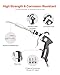 VEVOR Car Cleaning Gun, 6-9.2 Bar High-Pressure Air Blow Gun with 2 Set Nozzles, 360° Rotating Nozzle for Complete Cleaning, Quickly Blasts Dirt and Dust from Surface, Work with 1/4 NPT Air Compressor