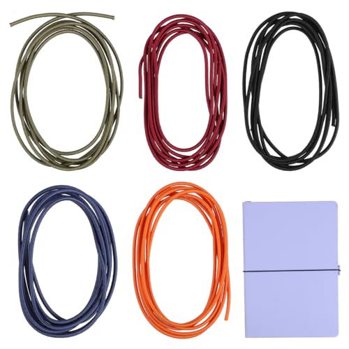 Élastique pour carnet de voyageurs à haute résistance, lot DOITOOL pour relier 5 inserts