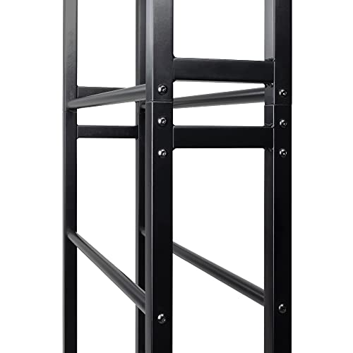 MVP Disc Sports Disc Station Disc Storage Rack (6 Shelf/Black)