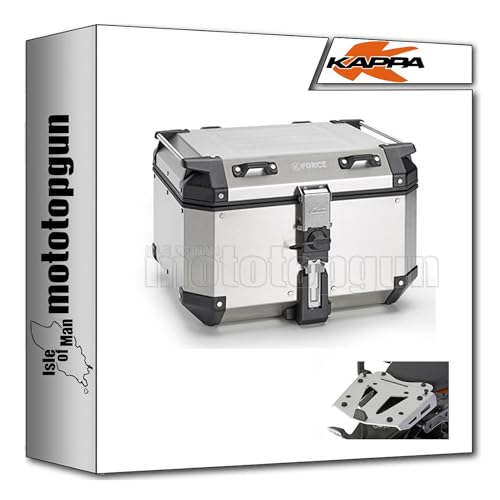 Top case KFR480A Kappa pour partir en voyage en Triumph Tiger Explorer 1200 avec support KRA6403