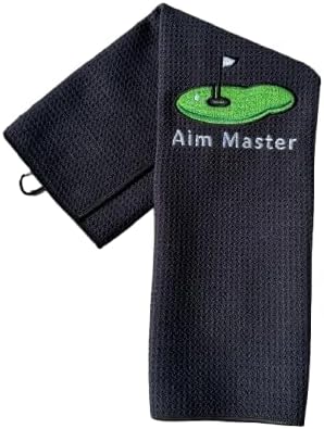 Towel for Golf Bag in Black