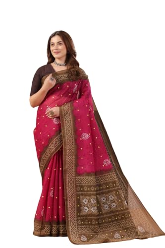 Image of TAMAIRA FASHION Mulmul Pure Cotton Saree For Woman Floral Batik Printed|Office Wear Daily Wear Sarees For Women Without Blouse Piece (Available in 11 Colours)
