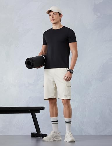 Image of Amazon Brand - Symbol Men's Casual Cargo Knit Shorts