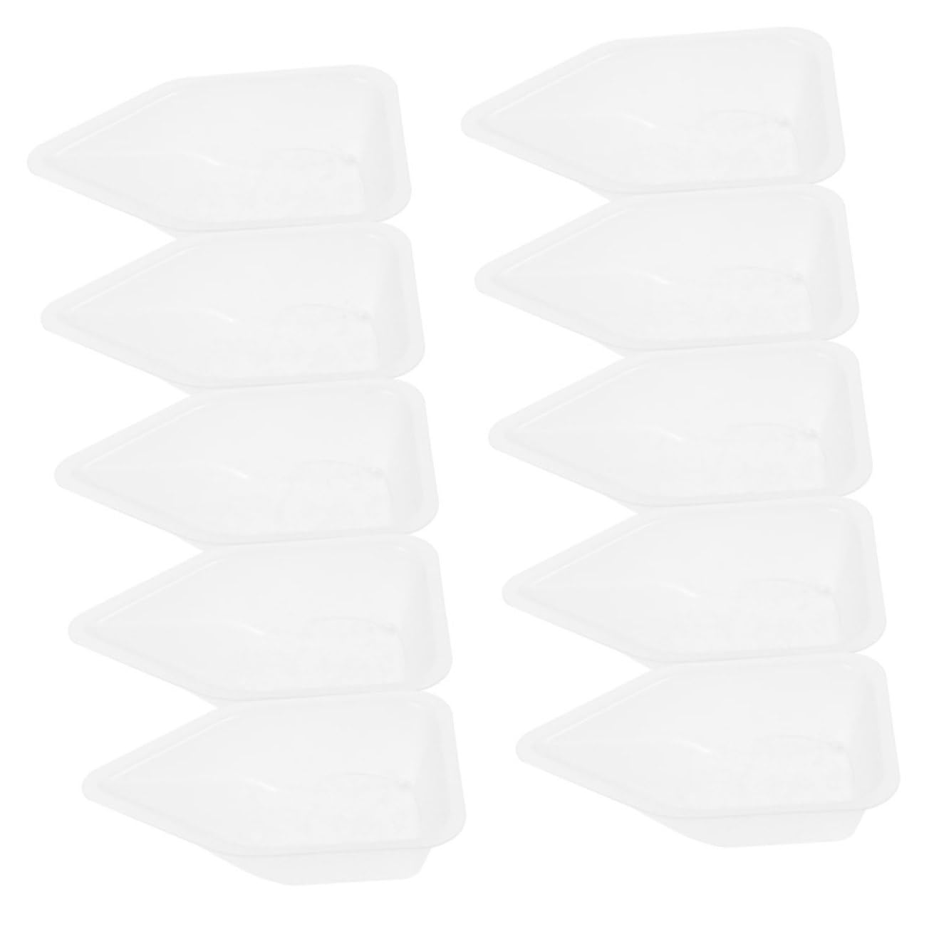 HEMOTON High Precision Weighing Dishes Pcs Plastic Trays Lab Scale Boats for Food Pharma Cosmetics Lightweight Easy to Clean