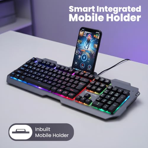 Add Blade II Gaming Wired Keyboard, Rainbow Backlight, 104 Keys - Image 4