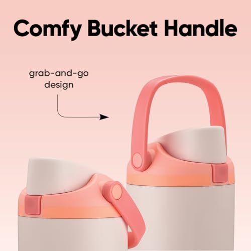 Image of Owala FreeSip Sway - Stainless Steel-40-oz.-Orange /Tan(Sparkling Sherbet)