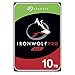 Price comparison product image Seagate 10 TB IronWolf Pro 3.5 Inch Internal Hard Drive for 1-24 Bay NAS Systems (7200 RPM, 256 MB Cache, 300 TB/year Workload Rating, Up to 214 MB/s, Model: ST10000NEZ004/NE0004)