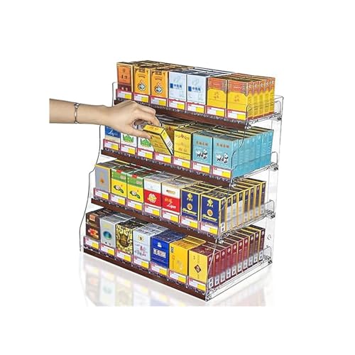 Présentoir à cigarettes mural gain de place pour comptoir magasin