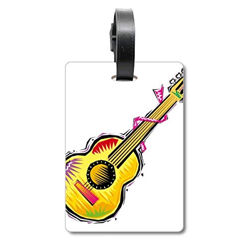 Étiquette pour guitare mexicaine de fabrication artisanale durable