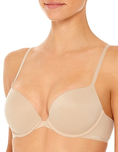 Calvin Klein Women's Perfectly Fit Push Up Plunge Memory Touch Bra