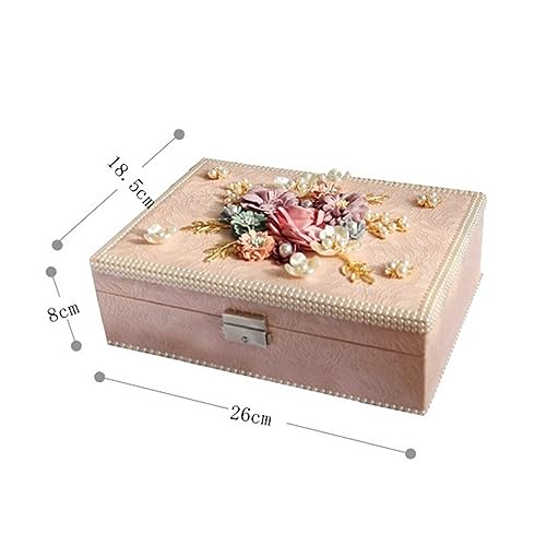 Boîte à bijoux rétro multicouche pour sublimer votre coiffeuse