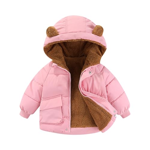 Generisch Vestes de transition pour tout-petits, enfants, nourrissons, bébés garçons et filles, manteau d'hiver avec capuche en forme d'oreilles d'ours, veste...