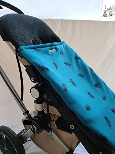 Chancelière universelle coton poussette vert Moon-Bebe
