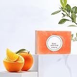 Kojic Acid Soap Bar,100G Skin Brightening Soap with Blistering ,Scented Bath Soap Gift for Men & Women,Dark Spot Remover Soap for Face & Body Smooth,Acne Scars,Uneven Skin Tone, With Hyaluronic Acid Vitamin C