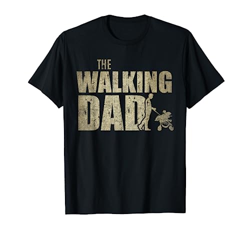 Walking Dad Drôle Nouveau Papa Cadeaux pour Noël Fête des T-Shirt
