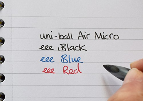 Bolígrafo Uni-Ball Air Micro punta 0.5 mm azul gel 3 unidades miniatura 3