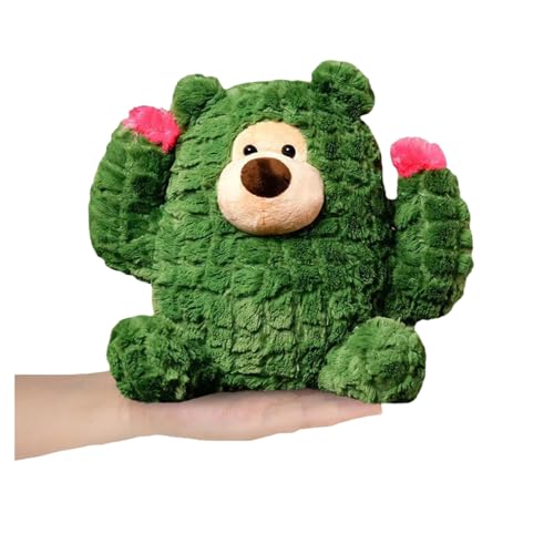 Image of Plant Cactus Stuffed Animals Plush Toys - Super Soft & Washable, Adorable Kids Character Animal Pillows, Perfect for Room Decor, Gifts for Ages 3+, Showcase Your Mood (Green-Cactus,9 inch)