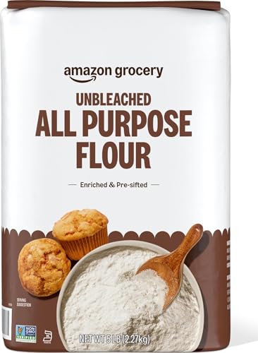 Amazon Grocery, Unbleached All Purpose Flour, 5 Lb