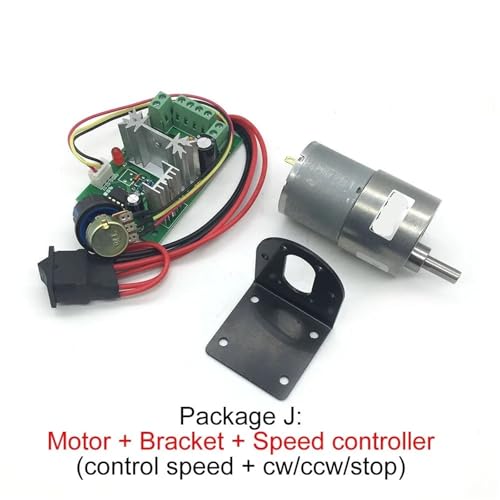 Moteur électrique réversible à couple élevé JGB37-3530 pour un contrôle bidirectionnel - 2