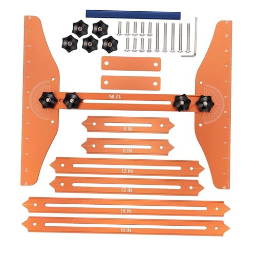 MFCOSW Stair Treads Gauge Template Tool Measuring Stair Tool, Easily Adjust Angle,Layout Tool Flexible Stair Jig for Drywall/1336/1177 - Image 5