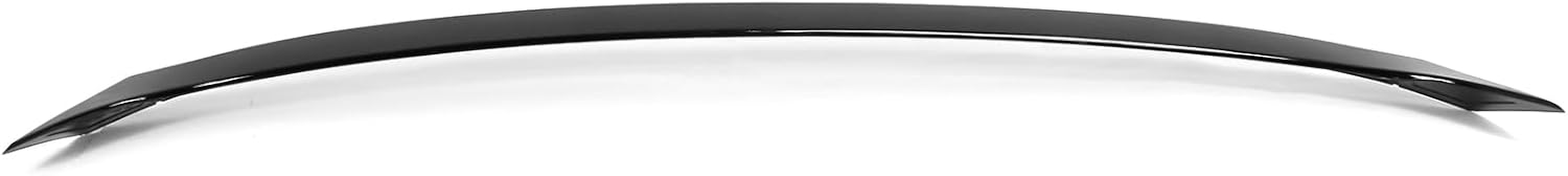 IKON MOTORSPORTS, Trunk Spoiler Compatible with 2018-2022 Honda Accord 4-Door Sedan, V2 Style Painted Glossy Black ABS Rear Tail Wing Boot Lid