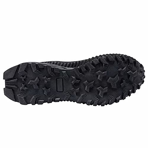Kricely Men's Trail Running Shoes Fashion Hiking Sneakers For Men Black Tennis Cross Training Shoe Mens Casual Outdoor Walking Footwear Size 8.5 #TOP3