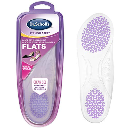Dr. Scholl's Cushioning Insoles For Flats And Sandals, All-Day Comfort In Flats, Boots, (For Women's 6-10), 1 Pair, Packaging May Vary #TOP1